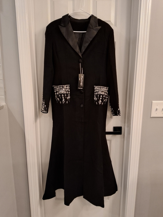 platlogy Dresses & Skirts - Black‎ Embellished Long Wedding/Formal Dress